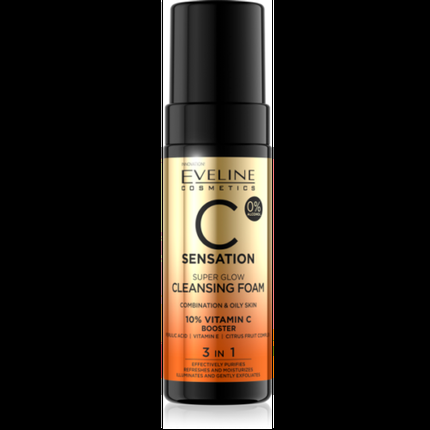 Eveline C Sensation Cleansing Foam 3In1 For Oily And Combination Skin 150Ml - Image 3