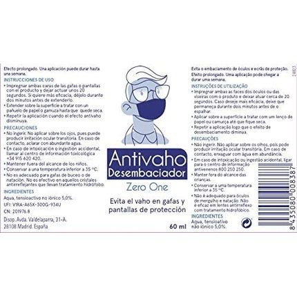 Disop Anti-Fog Spray For Glasses - 60Ml