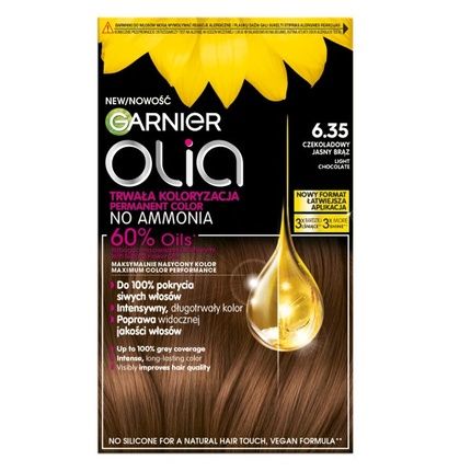 Garnier Olia Hair Color 635 Light Chocolate