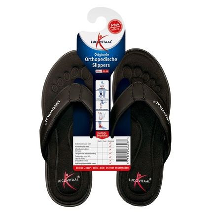 Lucovitaal Orthopedic Slipper 45/46 Black
