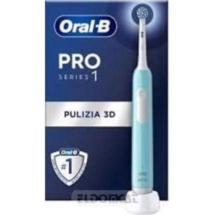 Oral-B Series 1 Rechargeable Electric Toothbrush Blue With 1 Spare Head