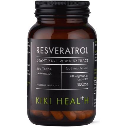 Kiki Health Resveratrol Antioxidant Dried Giant Knotweed Extract 60 Vegicaps
