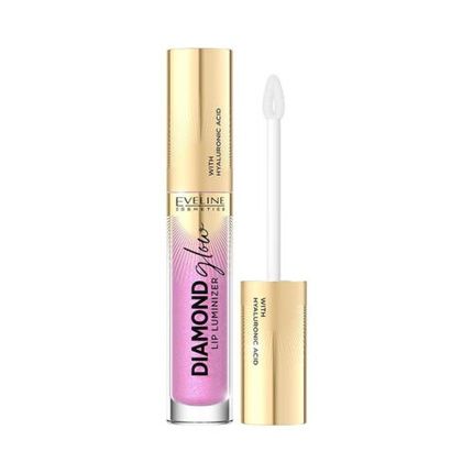 Eveline Diamond Glow Lip Luminizer Lip Gloss With Hyaluronic Acid