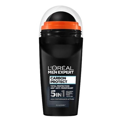 L'Oreal Men Expert Carbon Protect 5-In-1 Anti-Perspirant Xxl Roll-On 50Ml