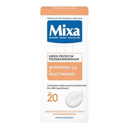 Mixalab Radiance Fluid Face Cream With Vitamin C And Spf20 For Imperfections 50Ml