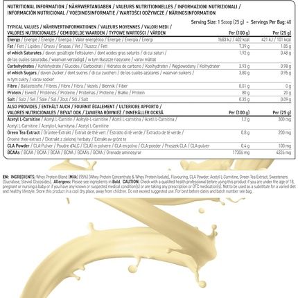 Applied Nutrition Diet Whey High Protein Powder Supplement Low Carb & Sugar - Image 3