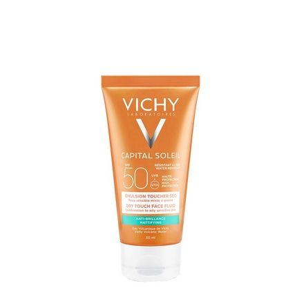 Vichy Capital Soleil Mattifying Face Fluid Dry Touch Spf 50 50Ml Protective Matte Fluid For Face - Image 3