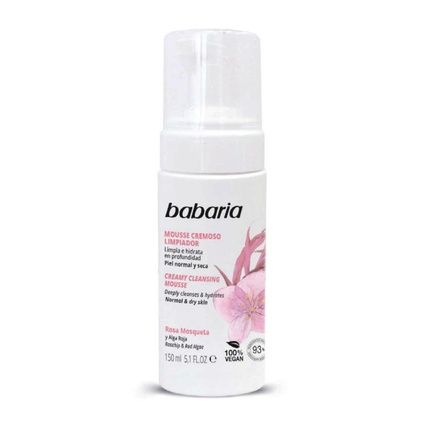 Babaria Creamy Cleanser Rosehip 150 Ml A Gentle Facial Cleanser