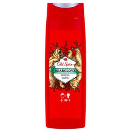 Old Spice Bearglove Shower Gel Shampoo 2 In 1 Body Hair And Face Wash
