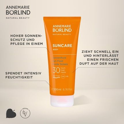آن ماري بورليند سائل الوقاية من الشمس للجسم بعامل حماية من الشمس SPF 30 200 مل