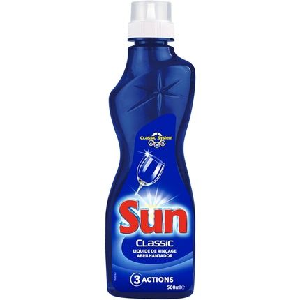 Sun Sun Classic Liquid Dishwashing Rinse Triple Action 500Ml