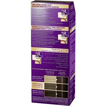 Schwarzkopf Palette Intensive Hair Colour Cream With Liquid Keratin 100Ml - Medium Brown - Image 3