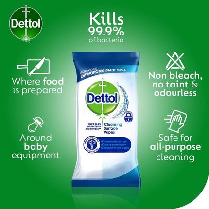 Dettol Antibacterial Surface Cleaning Wipes - Image 3