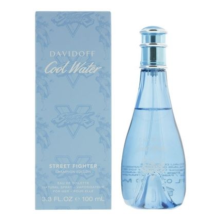 Davidoff Cool Water Street Fighter Champion Edition Eau De Toilette 100Ml Women Spray