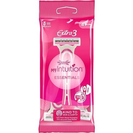 Wilkinson Sword Extra 3 Beauty Disposable Razor With 3 Blades For Women