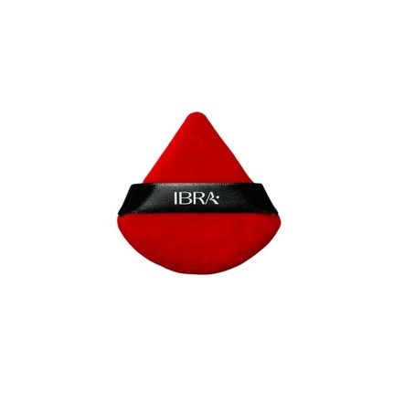 Ibra Makeup Triangle Powder Puff - Red