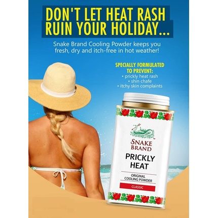 Snake Brand Prickly Heat Powder 140G