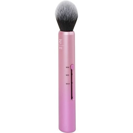 Real Techniques Slide 3-In-1 Customizable Blush Makeup Brush For Blusher And Bronzer