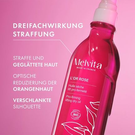 Melvita Rose Gold Lift Firming Dry Oil - Firms The Skin