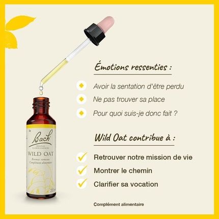 Fleurs De Bach Original Wild Oat 20Ml - Image 3
