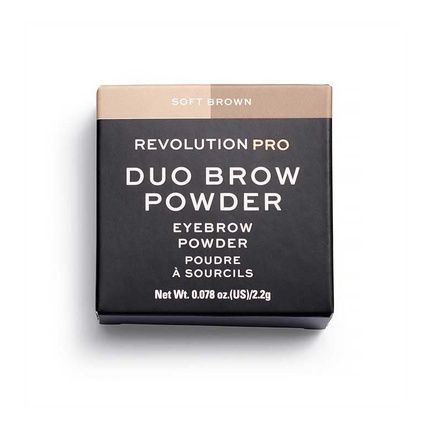 Revolution Pro Duo Eyebrow Powder Soft Brown - Image 3