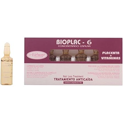 Bioplac Placenta Hair Ampoules With Vitamins 6X10Cc