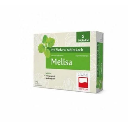 Melisa Lemon Balm Tablets For Stress And Good Mood
