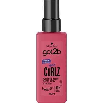 Schwarzkopf Got2B Beach Waves Hydrating Hair Spray With Coconut Water 150Ml