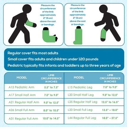 Aquashield Reusable Waterproof Cast Cover For Adult Full Arm A31 Bandage Protector For Bath Shower Pool Swimming Made In Usa Adult Full Arm - Image 3