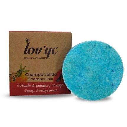 Lovyc Papaya And Orange Solid Shampoo 50G By Elie Saab