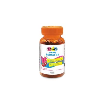 Pediakid Vitamin D3 Gums Natural Origin Strengthening Natural Defenses From 3 Years
