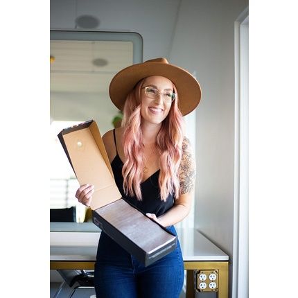 Framar Star Struck Silver Embossed Pre Cut Aluminum Foil Sheets For Hair Highlighting 5X12