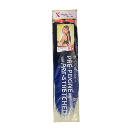 X-Pression Pre-Peigne Hair Extension In T1B Deep Violet 1X2