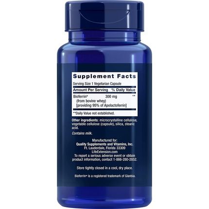 Life Extension Lactoferrin 300Mg 60 Capsules