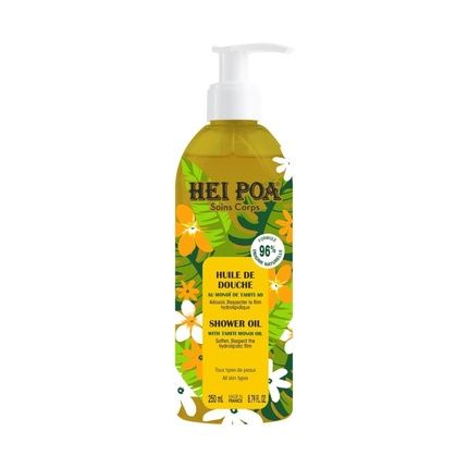 Hei Poa Shower Oil With Monoi From Tahiti 250Ml