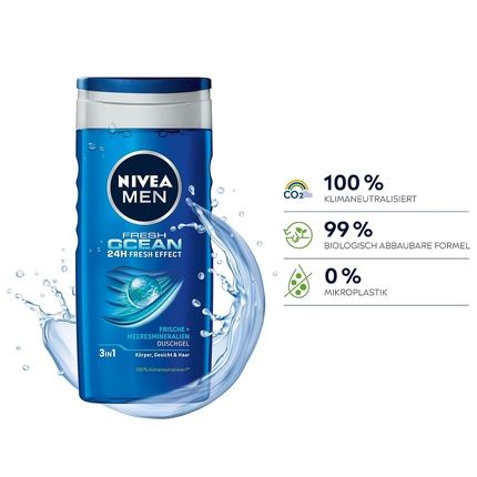 Nivea Men Fresh Ocean Shower Gel 250Ml - Image 3