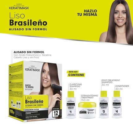 Be Natural Brazilian Keratin Smoothing Set Green - Image 3