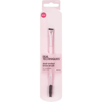 Real Techniques Double Ended Eyebrow Brush For Shaping And Plumping