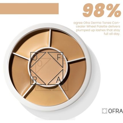 Ofra Derma Tones Concealer Wheel Palette For Women 0.35 Ounce - Image 3