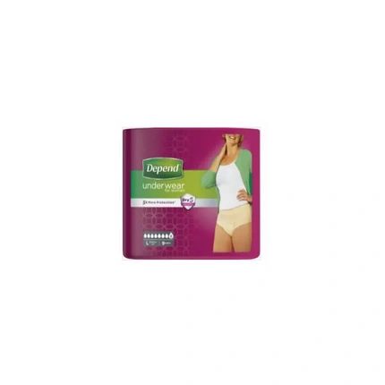 Depend سروال حماية مريح (L) - 9 قطع 3X9