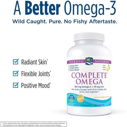 Nordic Naturals Complete Omega Capsules 180 Count 565Mg