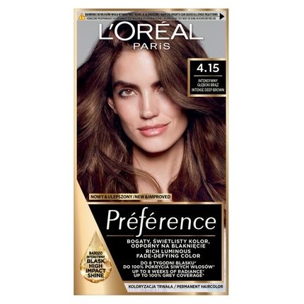 L'Oreal Recital Preference Hair Dye 4.15 Intense Deep Brown