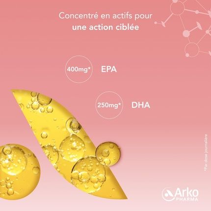 Arkogelules Omega 3 Marine-Sourced Active Ingredients For Proper Functioning