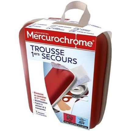 Mercurochrome First Aid Kit For Daily Injuries - 17 Components