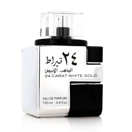 Lattafa 24 Carat White Gold Eau De Parfum Spray 100Ml