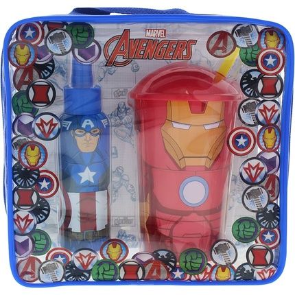 The Avengers Children'S Eau De Toilette Set 100 Ml With Plastic Cup And Toiletry Bag