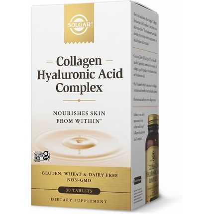 Solgar Collagen Hyaluronic Acid Complex 30 Tablets