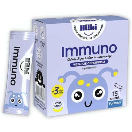 Formeds Hilki Immuno Immune System Support Natural Ingredients Children'S Dietary Supplement Banana Flavor