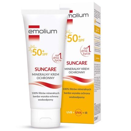 Emolium Suncare Mineral Protective Cream For Children And Adults Spf50+ 50Ml
