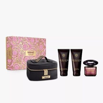 Versace Crystal Noir 90Ml Edp Spray Gift Set